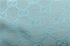 Authentic GUCCI Shoulder Hand Bag GG Canvas Leather 0014158 Light Blue 0558E