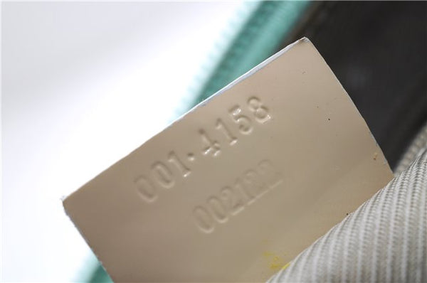 Authentic GUCCI Shoulder Hand Bag GG Canvas Leather 0014158 Light Blue 0558E