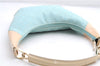 Authentic GUCCI Shoulder Hand Bag GG Canvas Leather 0014158 Light Blue 0559E