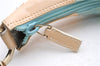 Authentic GUCCI Shoulder Hand Bag GG Canvas Leather 0014158 Light Blue 0559E