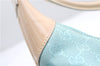 Authentic GUCCI Shoulder Hand Bag GG Canvas Leather 0014158 Light Blue 0559E