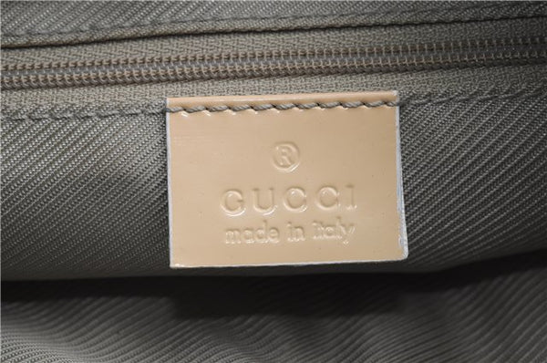 Authentic GUCCI Shoulder Hand Bag GG Canvas Leather 0014158 Light Blue 0559E