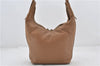 Authentic GUCCI Vintage Shoulder Hand Bag Purse Leather 0014288 Brown 0561E