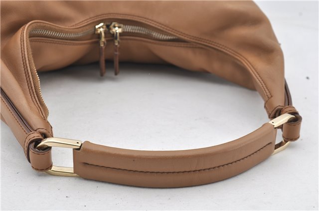 Authentic GUCCI Vintage Shoulder Hand Bag Purse Leather 0014288 Brown 0561E