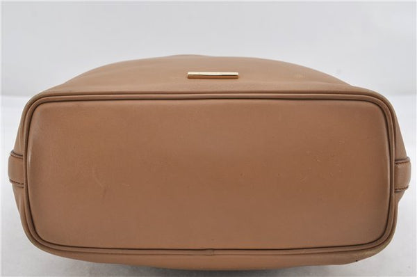 Authentic GUCCI Vintage Shoulder Hand Bag Purse Leather 0014288 Brown 0561E