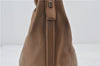 Authentic GUCCI Vintage Shoulder Hand Bag Purse Leather 0014288 Brown 0561E