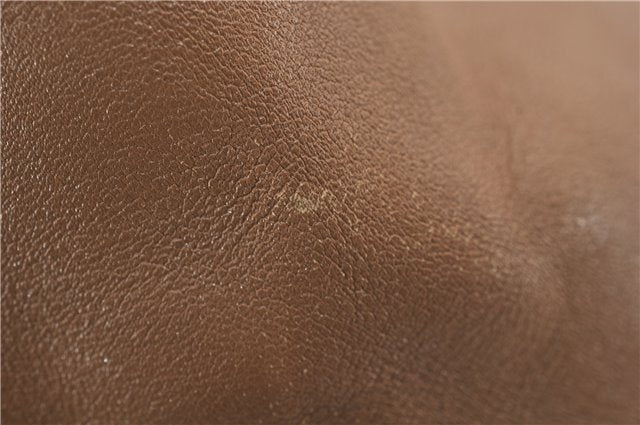 Authentic GUCCI Vintage Shoulder Hand Bag Purse Leather 0014288 Brown 0561E