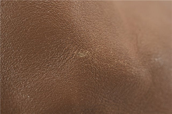 Authentic GUCCI Vintage Shoulder Hand Bag Purse Leather 0014288 Brown 0561E