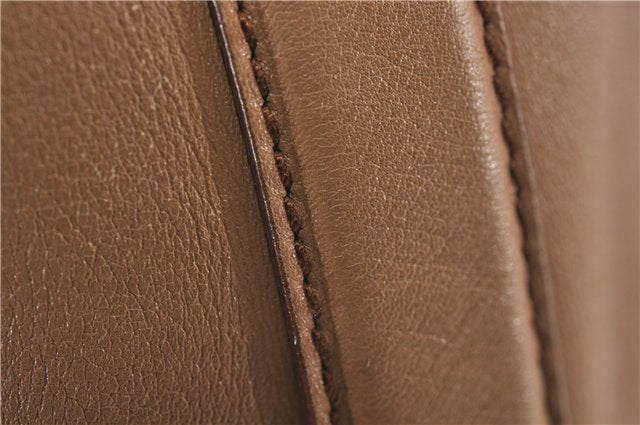 Authentic GUCCI Vintage Shoulder Hand Bag Purse Leather 0014288 Brown 0561E