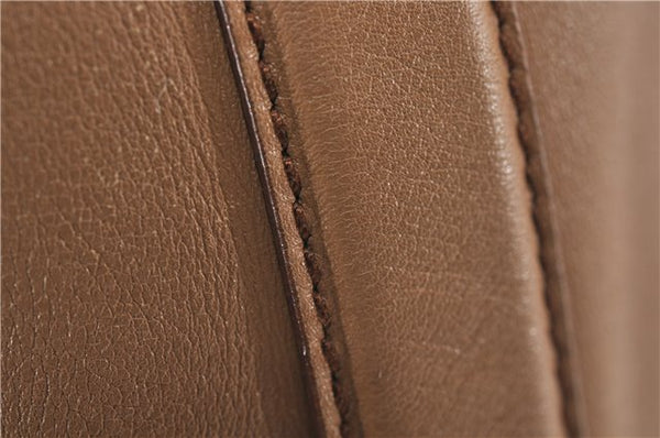 Authentic GUCCI Vintage Shoulder Hand Bag Purse Leather 0014288 Brown 0561E