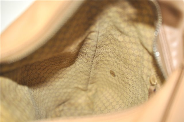 Authentic GUCCI Vintage Shoulder Hand Bag Purse Leather 0014288 Brown 0561E