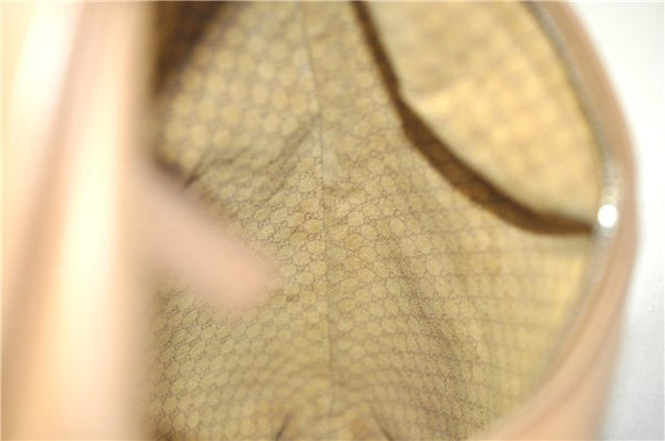 Authentic GUCCI Vintage Shoulder Hand Bag Purse Leather 0014288 Brown 0561E