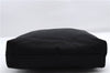 Authentic GUCCI Vintage Shoulder Tote Bag Nylon Leather Black 0562E