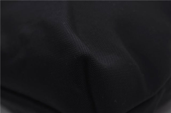 Authentic GUCCI Vintage Shoulder Tote Bag Nylon Leather Black 0562E
