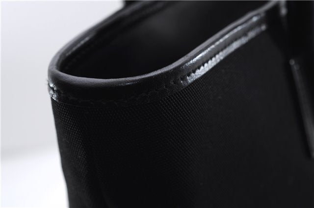 Authentic GUCCI Vintage Shoulder Tote Bag Nylon Leather Black 0562E