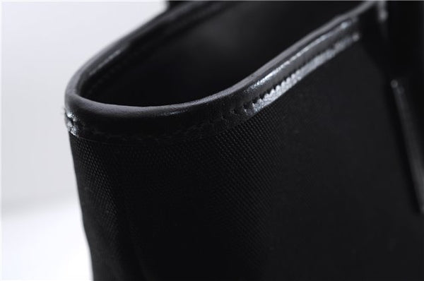 Authentic GUCCI Vintage Shoulder Tote Bag Nylon Leather Black 0562E