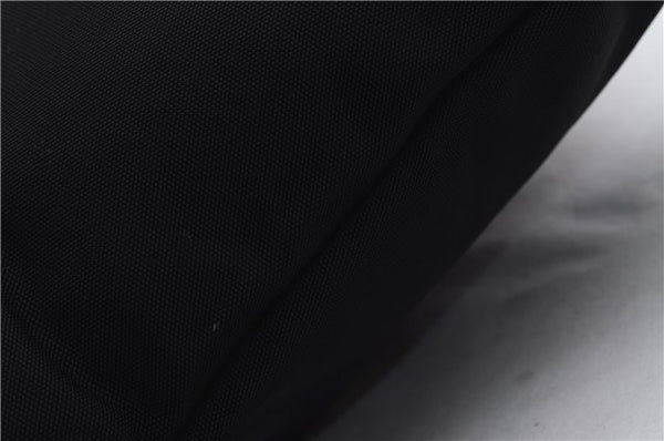 Authentic GUCCI Vintage Shoulder Tote Bag Nylon Leather Black 0562E