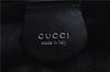 Authentic GUCCI Vintage Shoulder Tote Bag Nylon Leather Black 0562E
