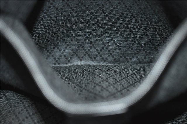 Authentic GUCCI Vintage Shoulder Tote Bag Nylon Leather Black 0562E