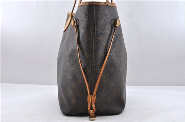 Authentic Louis Vuitton Monogram Neverfull MM Tote Bag M40156 LV 0563D