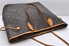 Authentic Louis Vuitton Monogram Neverfull MM Tote Bag M40156 LV 0563D