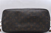 Authentic Louis Vuitton Monogram Neverfull MM Tote Bag M40156 LV 0563D