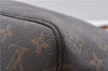 Authentic Louis Vuitton Monogram Neverfull MM Tote Bag M40156 LV 0563D