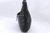 Authentic FENDI Vintage Shoulder Hand Bag Purse Leather Black 0563E