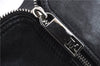 Authentic FENDI Vintage Shoulder Hand Bag Purse Leather Black 0563E