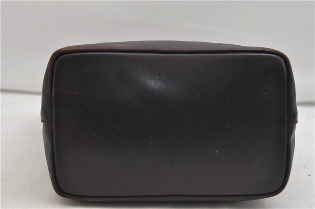 Authentic GUCCI Vintage Bamboo Shoulder Bag Purse Leather 0000531 Brown 0566E