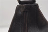 Authentic GUCCI Vintage Bamboo Shoulder Bag Purse Leather 0000531 Brown 0566E
