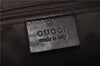 Authentic GUCCI Vintage Bamboo Shoulder Bag Purse Leather 0000531 Brown 0566E