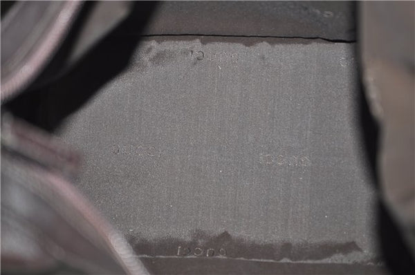 Authentic GUCCI Vintage Bamboo Shoulder Bag Purse Leather 0000531 Brown 0566E