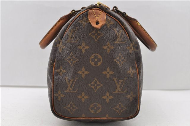 Authentic Louis Vuitton Monogram Speedy 25 Hand Bag M41528 LV 0567D