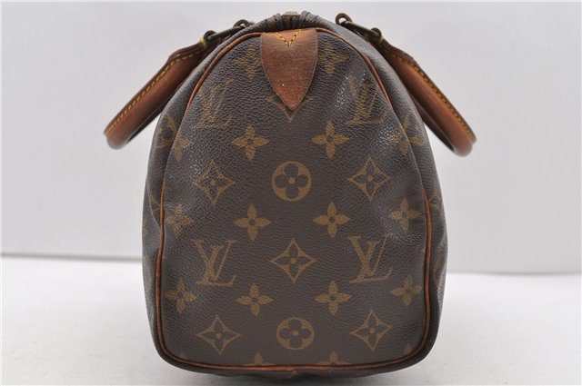 Authentic Louis Vuitton Monogram Speedy 25 Hand Bag M41528 LV 0567D