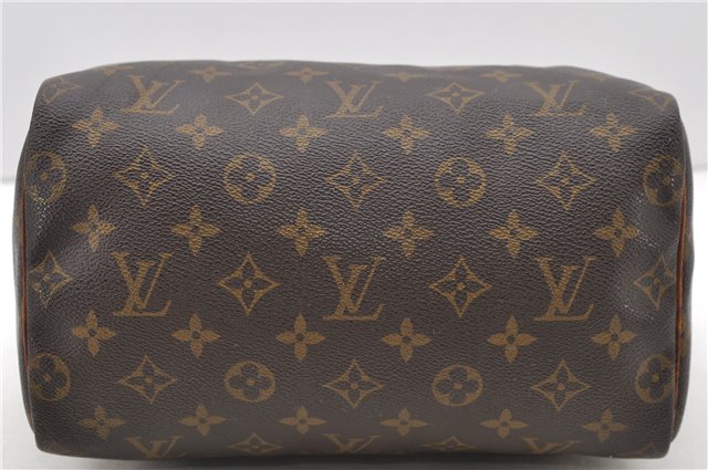 Authentic Louis Vuitton Monogram Speedy 25 Hand Bag M41528 LV 0567D