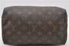 Authentic Louis Vuitton Monogram Speedy 25 Hand Bag M41528 LV 0567D