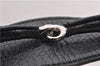 Authentic GUCCI Vintage Shoulder Hand Bag GG Canvas Leather 115867 Black 0567E