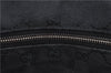 Authentic GUCCI Vintage Shoulder Hand Bag GG Canvas Leather 115867 Black 0567E