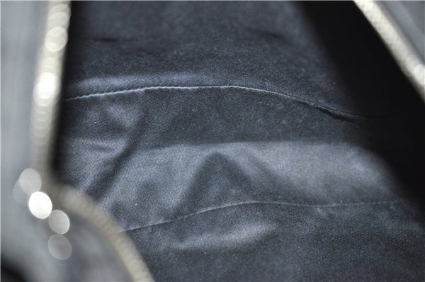 Authentic GUCCI Vintage Shoulder Hand Bag GG Canvas Leather 115867 Black 0567E