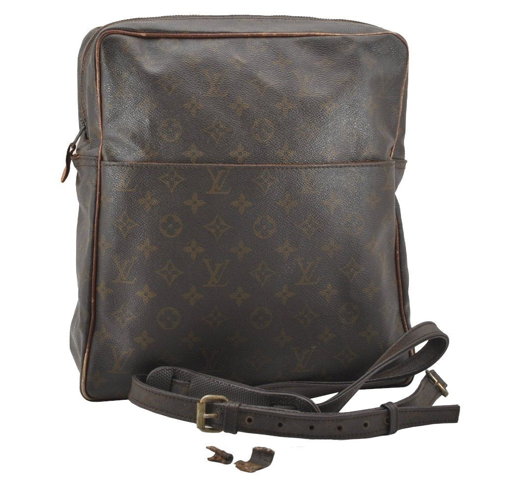 Authentic Louis Vuitton Monogram Marceau Shoulder Cross Bag Old Model Junk 0569I