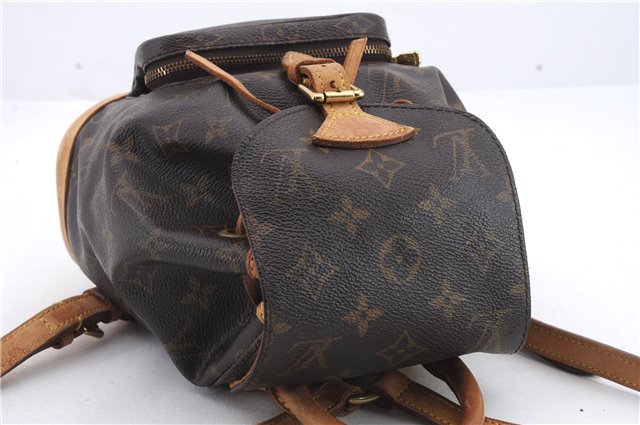 Authentic Louis Vuitton Monogram Montsouris PM Backpack M51137 LV 0570D