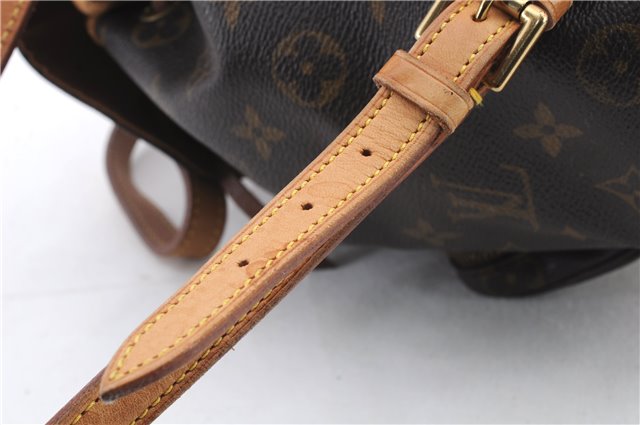 Authentic Louis Vuitton Monogram Montsouris PM Backpack M51137 LV 0570D