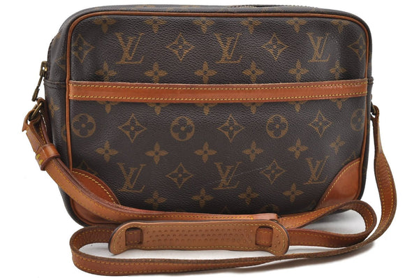Auth Louis Vuitton Monogram Trocadero 27 Shoulder Cross Body Bag M51274 LV 0572D