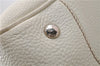 Authentic PRADA VIT DAINO Leather Shoulder Hand Bag B3601 Ivory 0574D