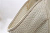 Authentic PRADA VIT DAINO Leather Shoulder Hand Bag B3601 Ivory 0574D