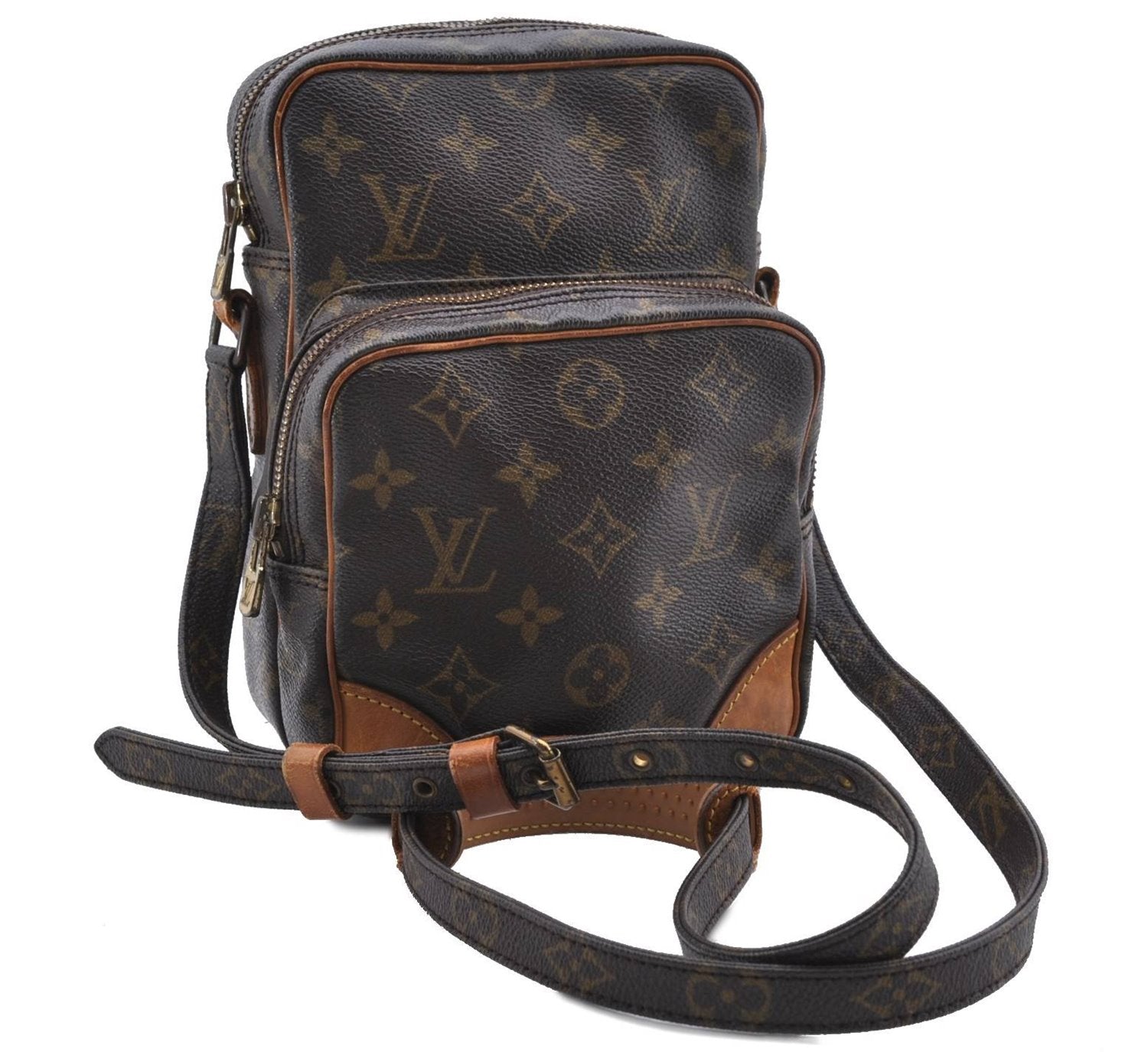 Authentic Louis Vuitton Monogram Amazone Shoulder Cross Body Bag M45236 LV 0576D