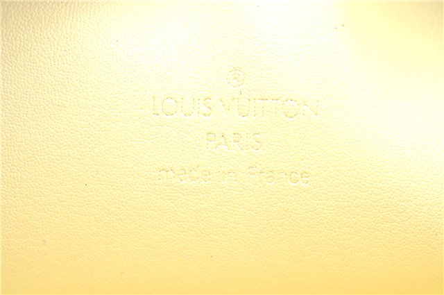 Auth Louis Vuitton Vernis Wooster Shoulder Cross Body Bag Yellow M91075 LV 0577D