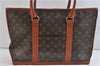 Auth Louis Vuitton Monogram Sac Weekend PM Vintage Tote Hand Bag M42425 LV 0578D