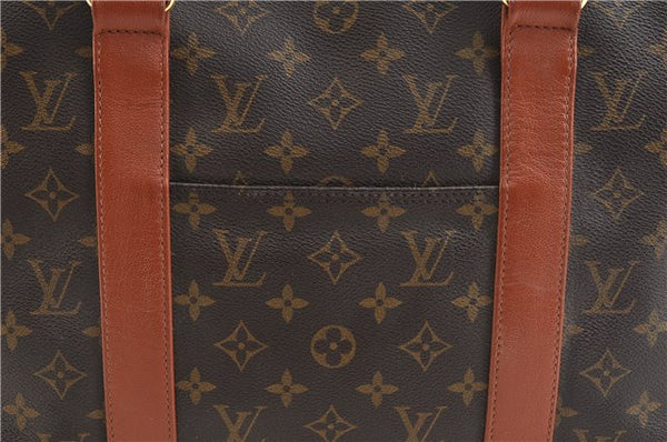 Auth Louis Vuitton Monogram Sac Weekend PM Vintage Tote Hand Bag M42425 LV 0578D